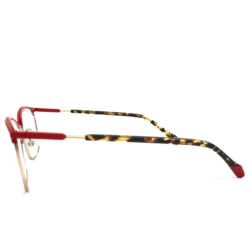 Etnia Barcelona Eyeglasses Frames UME PGRD Pink Gold Red Rose Gold 56-17-142